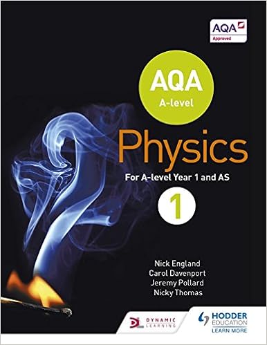Aqa A Level Physics Studentbook 1 Aqa A Level Science England Nick 9781471807732 Amazon Com Books
