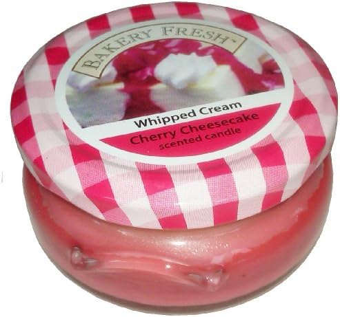 Whipped Cream/Cherry Cheesecake 2.5 Fl. Oz Scented Candle in a Lidded Glass Jar