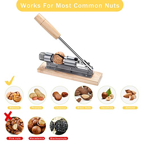 Pecan Nut Cracker Heavy Duty Nutcracker Tool Walnut Plier For Easy