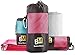Microfiber Travel Towel Large (XL, L or M) - Fast Drying Super Absorbent Sport Towel - Ultra Compact Size Great for Kids, Bath, Gym, Pool, Beach, Camping, Fitness or Yoga