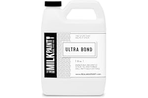 Real Milk Paint, Adhesion Promoter and Bonding Primer for Milk Paint on Plastic, Shellac, Glass, Painted, and Varnished Surfaces, Ultra Bond, Water Based, No VOCs, 32 oz