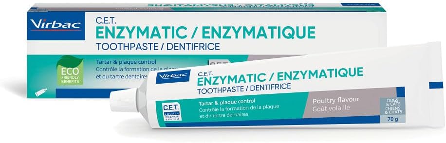 Virbac CET Enzymatic Toothpaste for Dogs Poultry 70G