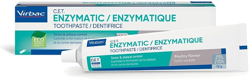 Virbac CET Enzymatic Toothpaste for Dogs Poultry 70G