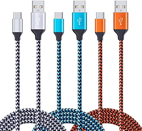 OnePlus 5/3/2/3T Phone Charger, OrSunday 3-Pack 6ft USB Type C Charger Cable Fast Charging Cord for Huawei P9 lite/P9/P10/P9 P10 Plus/Honor 8, Nexus 5X 6P, Google Pixel XL, Moto Z/Z2, Samsung S9 S8