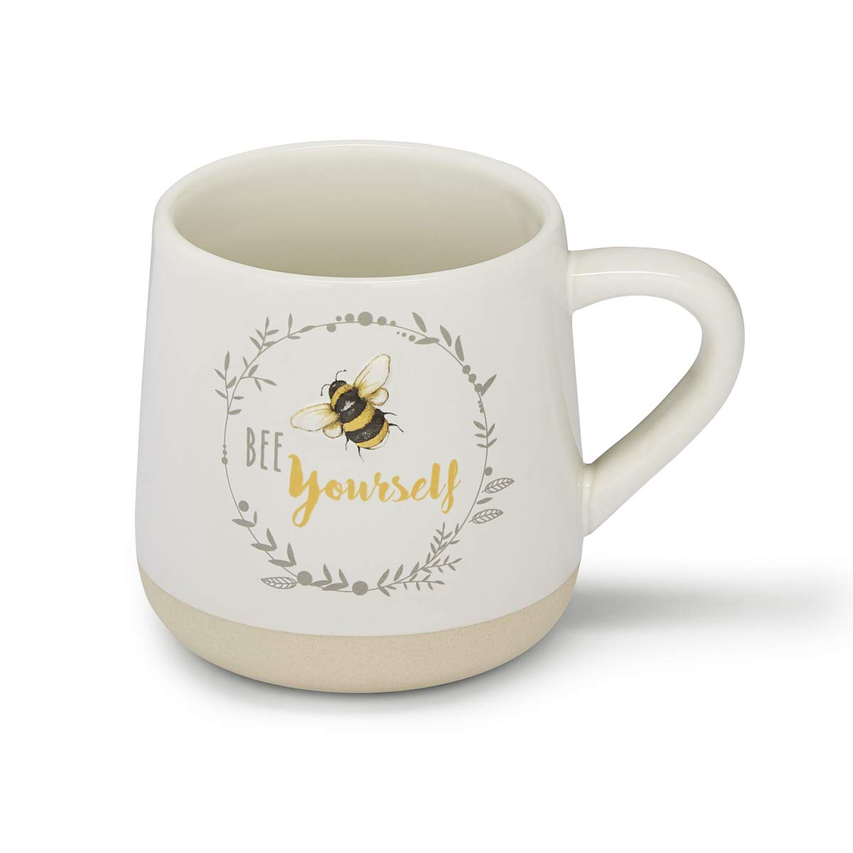Cooksmart British Designed Bell Coffee Mug | Ceramic Coffee Mugs for Home or Work | Large Mugs for Hot Drinks | Tea and Coffee Cups - Bumble Bees