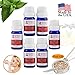 Aromatherapy Essential Oils Set Starter Kit Top 6 100% Pure Scented Oil Premium Quality-Lavender, Tea Tree, Peppermint, Lemon, Rosemary, Cedarwood with Gift Diffuser Neclace Locket 6/10ml