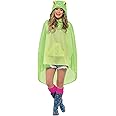 Smiffys Unisex Party Poncho with Drawstring Bag