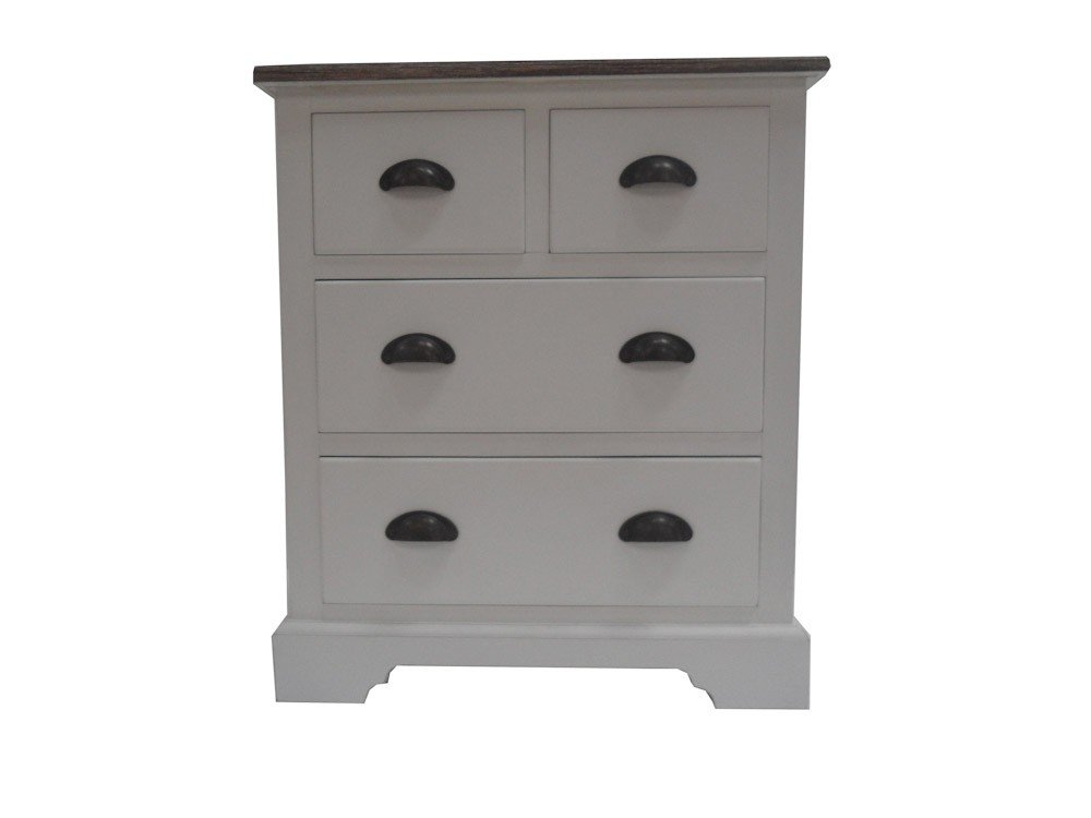 Campanet Provence Wide Chest Of Drawers 70 Cm White Amazon Co