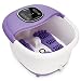 TENKER All in One Foot Spa Bath Massager with Heating, Rolling Massage, Red Light, Bubbles, Digital Temperature Control LED Display