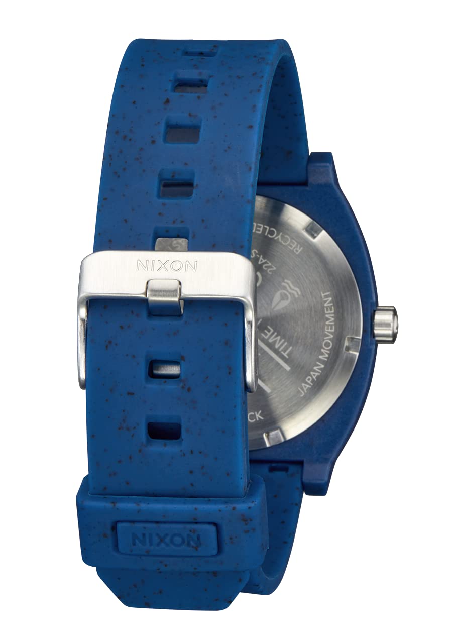 NIXON Time Teller OPP A1361-100m Water Resistant Unisex Analog Fashion Watch (40mm Watch Face, 20mm PU/Rubber/Silicone Band)