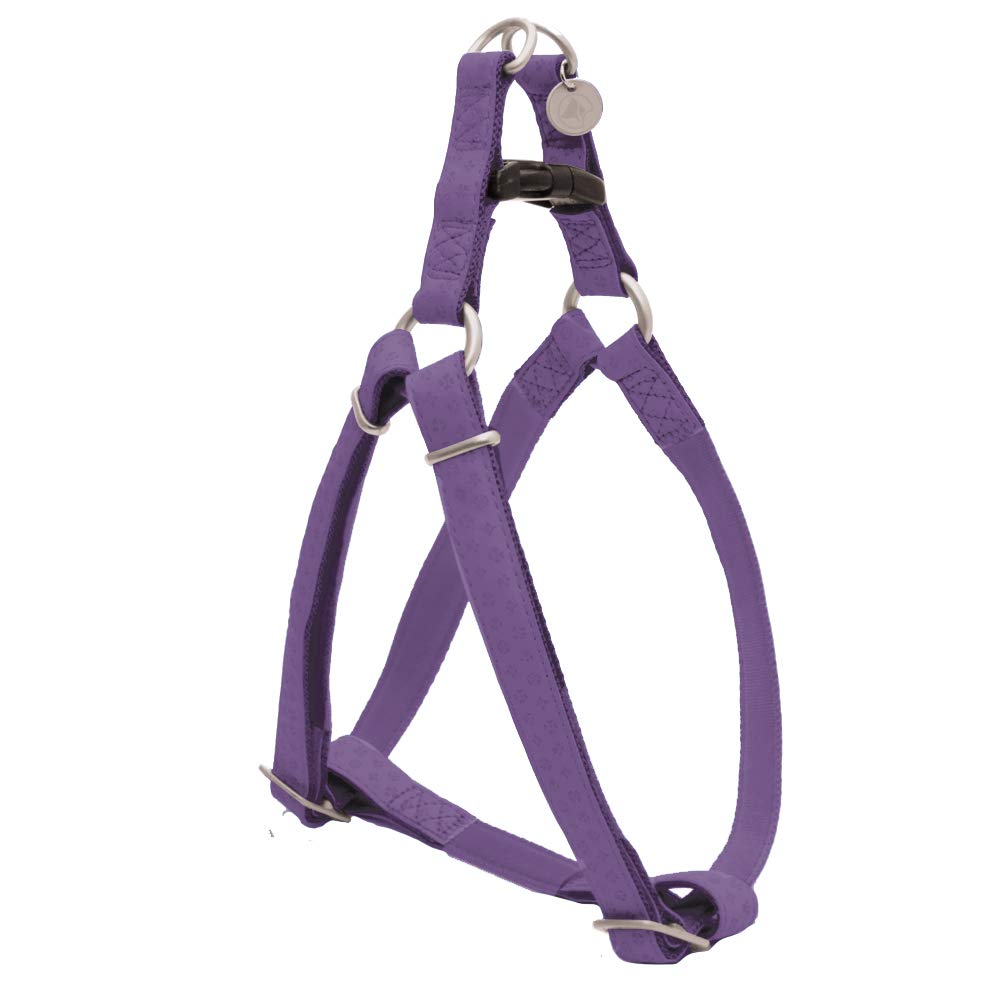 Croci My Lord Leatherette Adjustable Bib, 25-40 mm x 10 mm, Purple — image 1