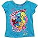 Sesame St Little Girls' Reet Group Hug Short Sleeve T-Shirt, Ocean Wind, 4T
