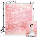 Maijoeyy 5x7ft Baby Shower Backdrop Bridal Photography Backdrop Birthday Party Pink Photo Backdrop for Photography Shining Newborn Children Photography Props Decorations