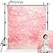 5x7ft Pink Backdrop Pink White Sparkling Spot Baby Photo Backdrop for Pictures Baby Shower Backdrop