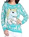 v28 Ugly Christmas Sweater, Women Girl Junior Unicorn Clothes Jumper Red Sweater