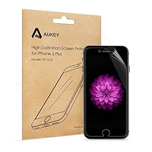 Aukey iPhone6 plus 用液晶保護フィルム 5枚セット SP-G14