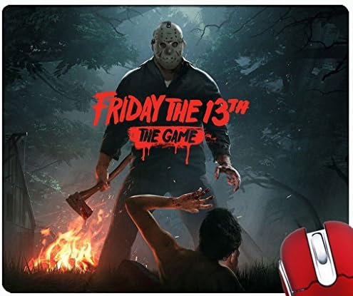 Friday The 13th The Game Custom Unique Durable Rubber Rectangle Non Slip Gaming Mousepad mat