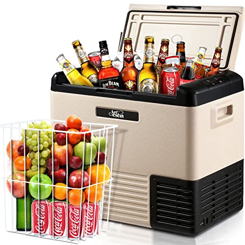 Artestia 12 Volt Car Refrigerator, ac/dc Portable Refrigerator 53 Quart