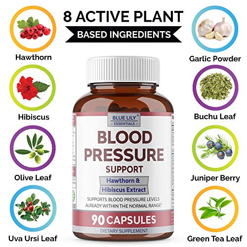 Blue Lily Blood Pressure Support Supplement Advanced Natural