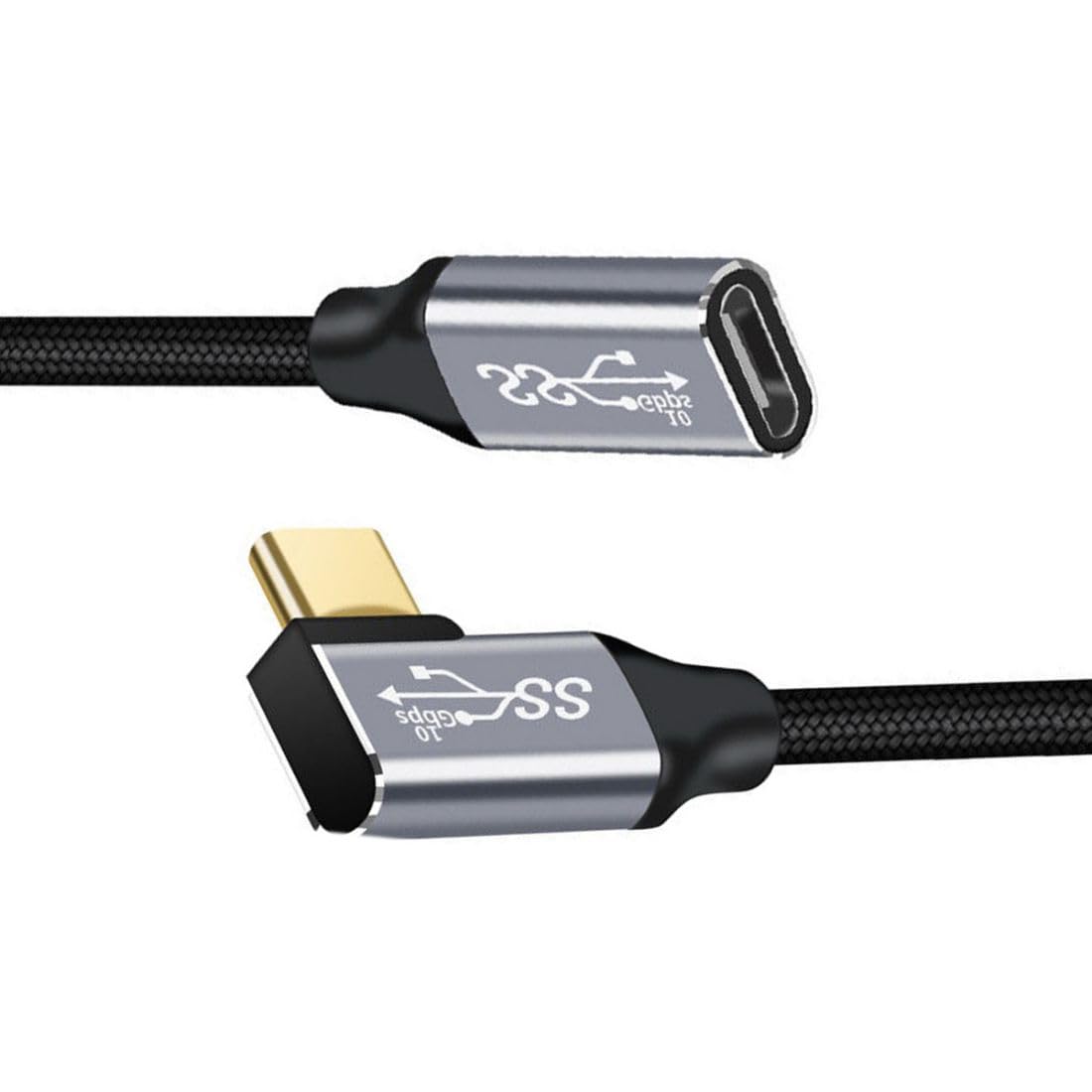CY 3M 10Gbps USB-C USB 3.1 Type C Gen2 Male to Male Data Cable with E-Marker for Tablet & Phone & Laptop