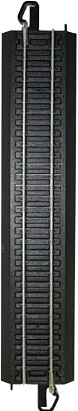 Bachmann Trains - Snap-Fit E-Z TRACK 9” STRAIGHT TRACK - BULK (50 pcs) - STEEL ALLOY Rail With Black Roadbed - HO Scale
