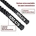 ZELUS Battle Ropes Pure Poly Dacron Exercise Ropes - 1.5/2 inches Diameter 30/40/50 ft Length Exercise Training Battle Rope for Strength and Conditioning Workouts (1.5 Inches X 30 ft)
