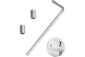 OLAWIS 155023 Wrench Screw Kit for Moen Kitchen Faucet Handle Repair Replacement Parts（ 2 Set Screws and a Hex Wrench）