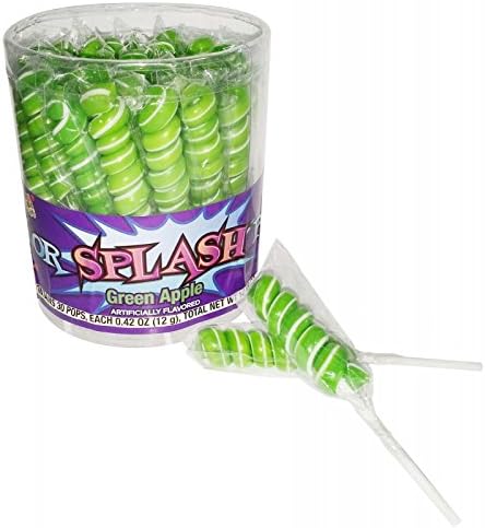 Splash Pops Tubs All Color ~ 30ct (Green Apple)