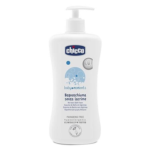 title=Chicco Baby Moments Bagnoschiuma Senza Lacrime, 750 ml
