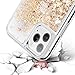 Maxdara Compatible iPhone 11 Pro Max Case, iPhone 11 Pro Max Glitter Case, Liquid Girls Women (Screen Protector) Bling Sparkle Luxury Pretty Phone Case for iPhone 11 Pro Max 6.5 inches (Gold Silver)