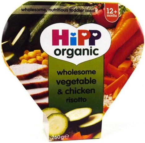 Hipp 1 Year Vegetable & Chicken Risotto Tray 260g by HiPP Organic