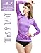 Teen Girls Rash Guard , DIVE & SAIL Quick Drying UPF 50+ UV Shirt Swimwear for Water Sports