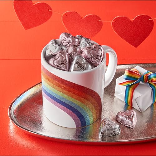 HERSHEY’S MILK CHOCOLATE HEARTS, VALENTINE’S DAY CANDY BAG, 9.2 OZ