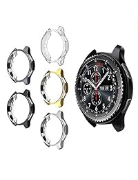 Funda para Gear S3 Frontier SM R760 1.811 in, Minisoo TPU resistente a los arañazos, a prueba de golpes, protección completa para el parachoques de la carcasa de la correa de protección para Galaxy Watch SM R800 1.811 in Smartwatch