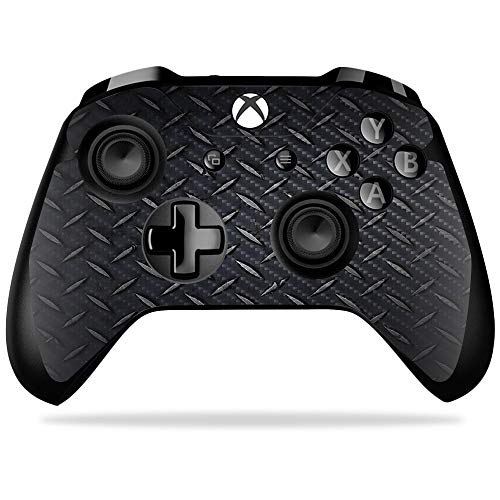 MightySkins Carbon Fiber Skin for Microsoft Xbox One X Controller - Black Diamo…