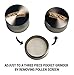 Vintage Crush 2.5-Inch Herb Grinder with Pollen Catcher, Carry Case Scraper and Brush, Space Gray
