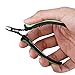 Cuticle Nipper – Half Jaw Professional High Quality Stainless Steel Nail Clippers – Maximum Comfort Grips – Ergonomic Spring Control - Durable Manicure and Pedicure Tool – Beauty Tool Perfect for Fingernails and Toenails – Cuticle Nippers With Money Back Guarantee