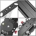 Neewer Aluminum Alloy Camera Track Slider Video Stabilizer Rail with 4 Bearings for DSLR Camera DV Video Camcorder Film Photography, Loads up to 17.5 pounds/8 kilograms (100cm)