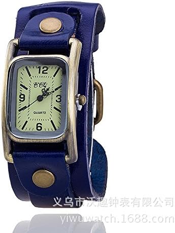 XWAN Men Watch Retro Watch Personality Rectangular Dial The European And American Men