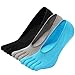 ZAKASA No Show Running Five Fingers Invisible Liner Boat Cotton Ankle Toe Socks for Women Ladies