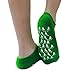 AYAOQIANG Moisturizing Gel Spa Socks for Moisturize Soften Repair Cracked Skin-2Pair(Green + Purple)