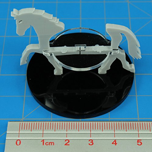 Horse, Character Mount Marker, Grey, 50mm Base (1)