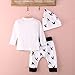 Baby Boys Girls 3PCS Outfit Long Sleeve T-shirt and Pants Outfit with a Hat