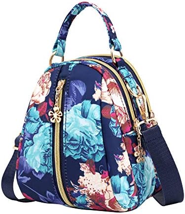 Women's Crossbody Handbags SAMKING Fashion Multifunction Waterproof Nylon Mini Travel Cellphone Purses with Shoulder Strap