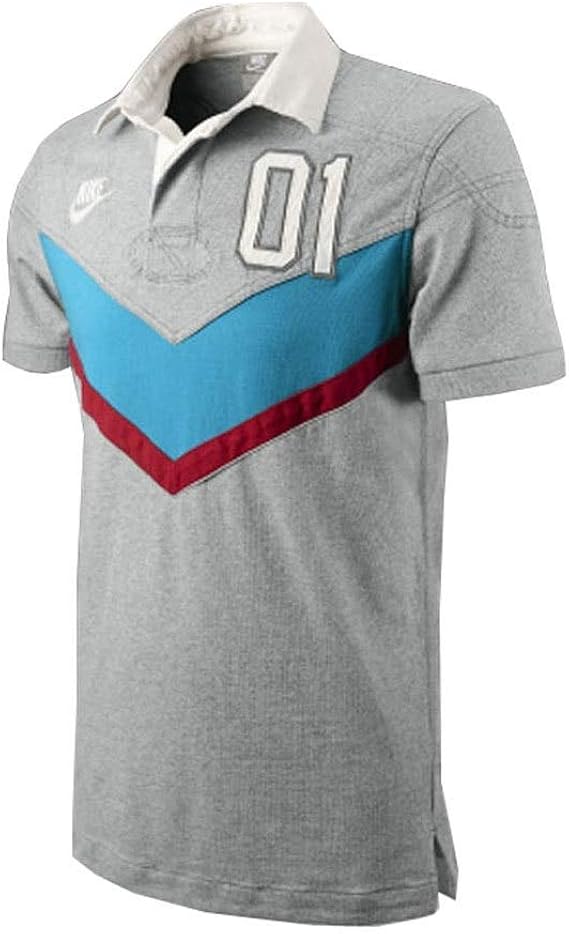 Nike 1823 Fly Half Men's Rugby Shirt [Grey] XLarge Amazon.co.uk