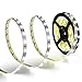 16.4ft Led Flexible Light Strip,300 Units SMD 2835 LEDs,12V DC Non-waterproof DIY Holiday Home Kitchen Car Bar Indoor Party Decoration(Warm White)