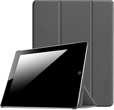Amazon Fintie Ipad 2 第3世代 Ipad 第4世代 Ipad 専用 保護ケース 三つ折スタンドタイプ 高級puレザー 超薄型 最軽量 オートスリープ機能付き スマートケース カバー スペースグレー Fintie タブレットケース 通販
