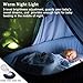 Sound Machine Baby with Night Light, Portable Baby White Noise Machine for Sleeping Travel/Office Privacy, 28 Non-Looping Soothing Nature Sounds/Lullaby/Fan/White Noise Maker for Kids/Adults -Black