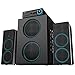 Arion Legacy Deep Sonar 750 Bone Crushing Bass Gigantic Size 2.1 PC Speakers with Dual Subwoofers and Control Box Connects TV, Headphone, Microphone and Charges USB Devices