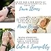 BE HERE NOW Set of 3 Boho Beaded Anxiety Bracelets for Women, Men, Kids | Braclets with Lapis Lazuli, Blue & White Howlites, Lavarock, Sandalwood. Gift Box. Gift Card + Extra Satin Bag